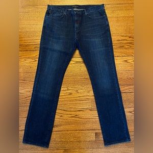 John Varvatos Bowery Slim Straight Blue Denim Jeans Men’s 36 x 34